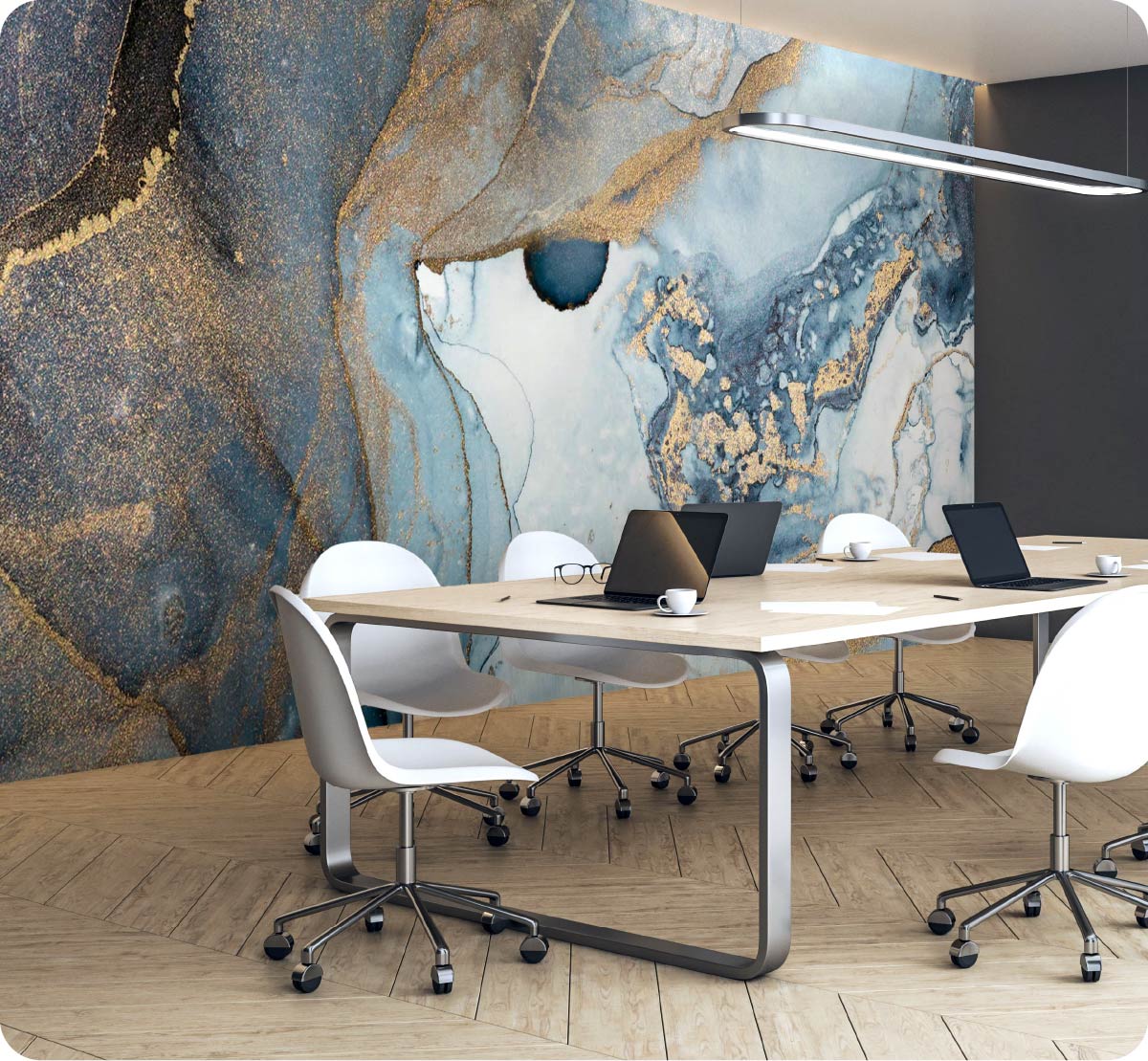 Business outlet commercial wallpaper